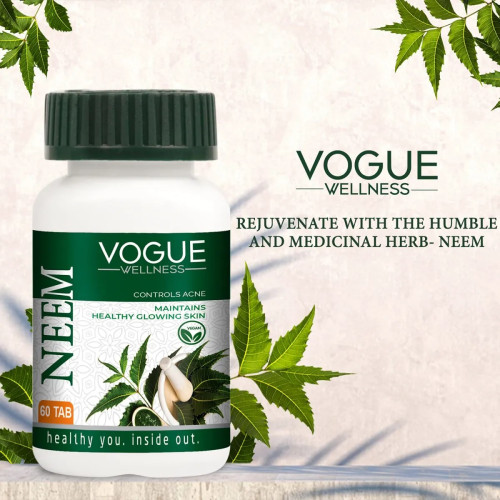 Vogue Wellness Neem  Tablets (60 Tablets)