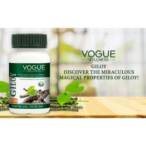 Vogue Wellness Giloy  Tablets (60 Tablets)