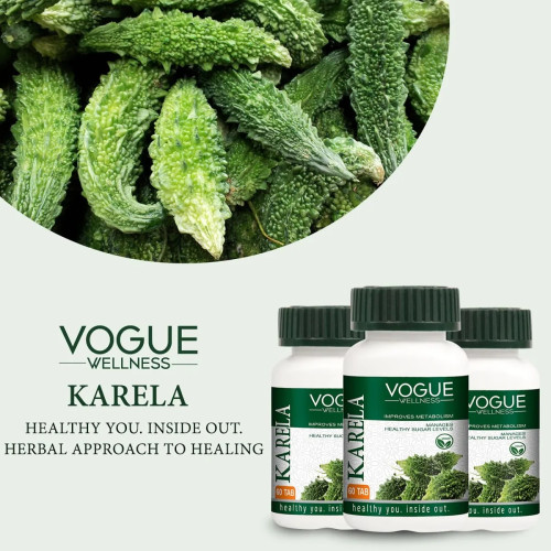 Vogue Wellness Karela  Tablets (60 Tablets)