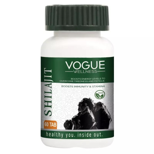 Vogue Wellness Shilajit  Tablets (60 Tablets)