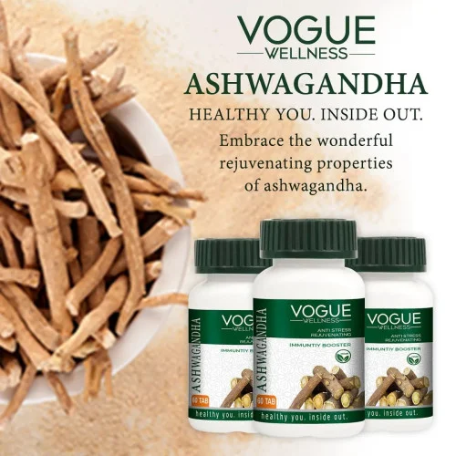 Vogue Wellness Ashwagandha  Tablets (60 Tablets)