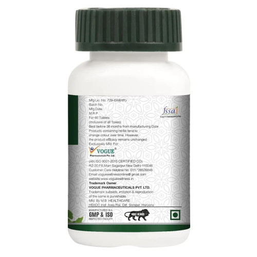 Vogue Wellness Tulsi  Tablets (60 Tablets)