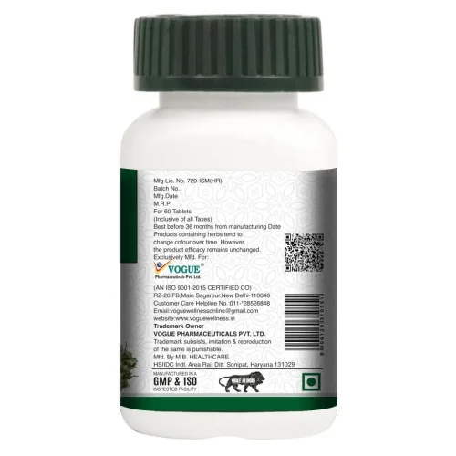 Vogue Wellness Gokhshura  Tabletslate (60 Tablets)