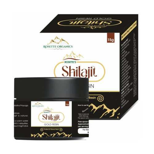 Rosette Organics Shilajit Gold Resin (15g)