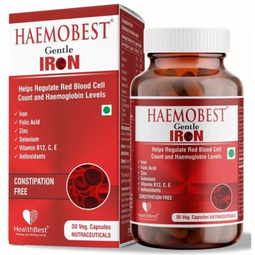 HealthBest Haemobest Iron  Capsules (30cap)