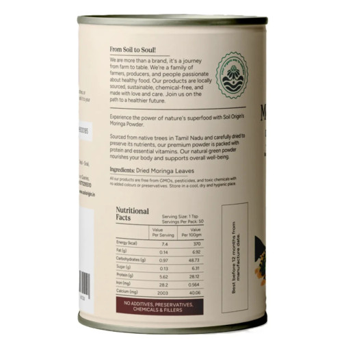 Soil Origin Moringa Powder (100g)