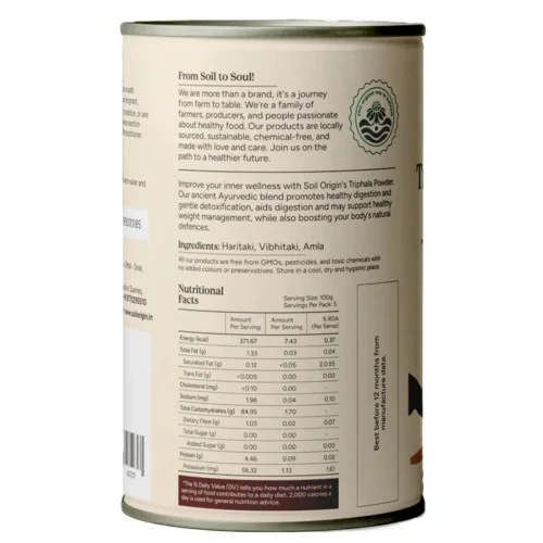 Soil Origin Triphala Powder (100g)