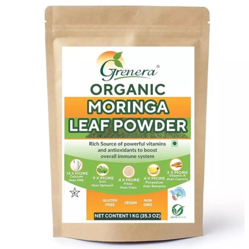 Grenera Organic Moringa Leaf Powder (1000g)