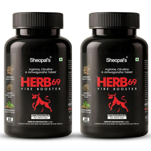 Sheopals Herb 69 Vibe Booster (60g, Pack of 2)