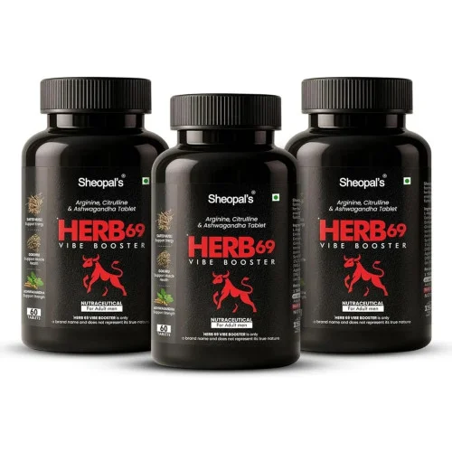 Sheopals Herb 69 Vibe Booster (60g, Pack of 3)