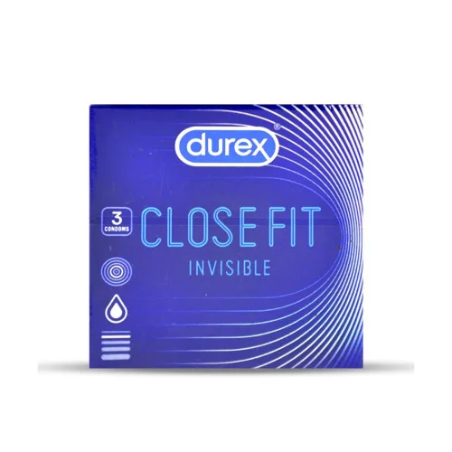 Durex Close Fit Invisible Condoms (3pcs)