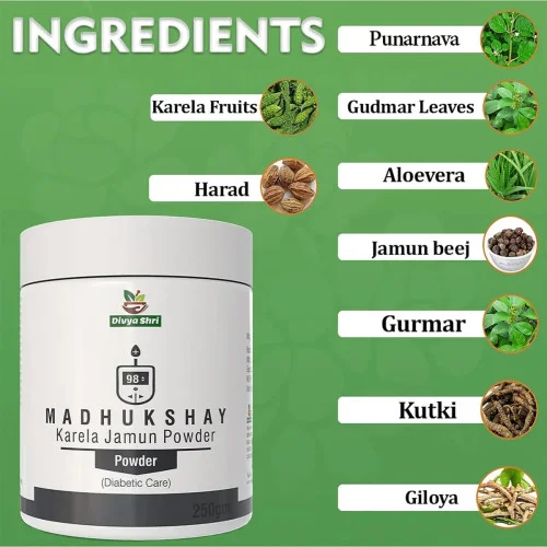 Divya Shri Karela Jamun Powder (250g)