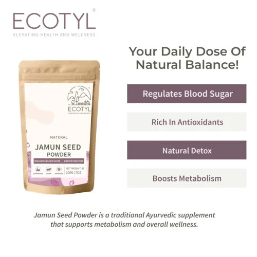 Ecotyl Jamun Seed Powder (200g)