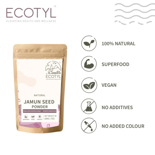 Ecotyl Jamun Seed Powder (200g)