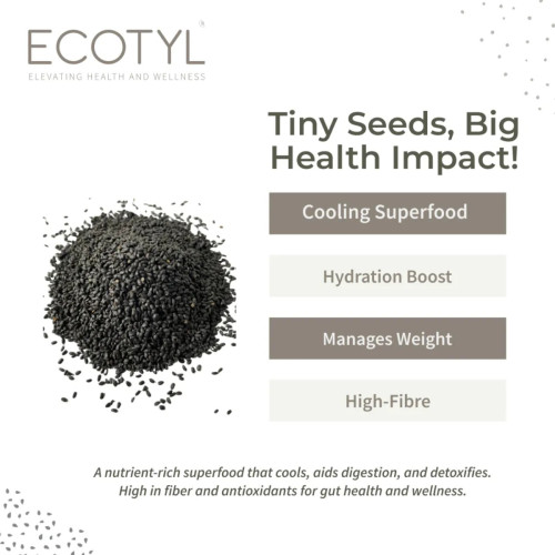 Ecotyl Basil Seeds (Sabja) (250g)