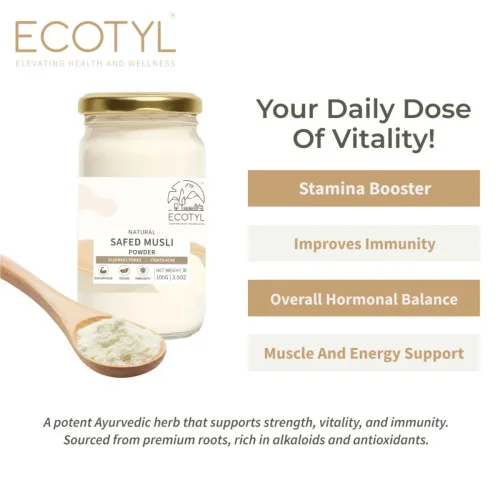 Ecotyl Safed Musli Powder (100g)