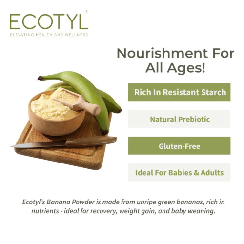 Ecotyl Raw Banana Powder (200g)
