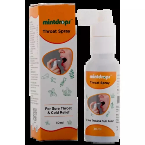 Mintdrops Throat Spray (For Sore Throat & Cold Relief) (30ml)