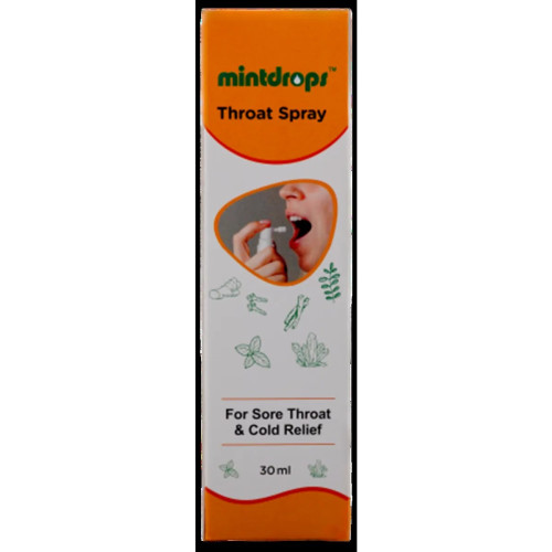 Mintdrops Throat Spray (For Sore Throat & Cold Relief) (30ml)