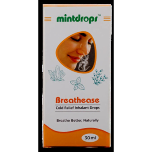 Mintdrops Breathease Cold Relief Inhalant Drops (30ml)