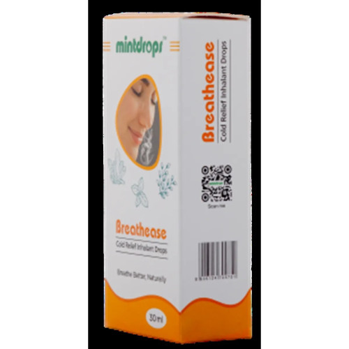 Mintdrops Breathease Cold Relief Inhalant Drops (30ml)