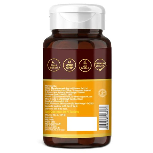 Baidyanath (Kolkata) Haldi  Tablets (60 Tablets)