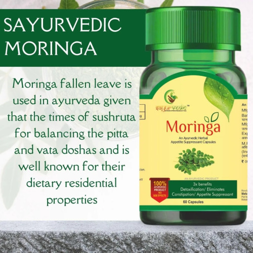 Sayurvedic Moringa  Capsules (60cap)
