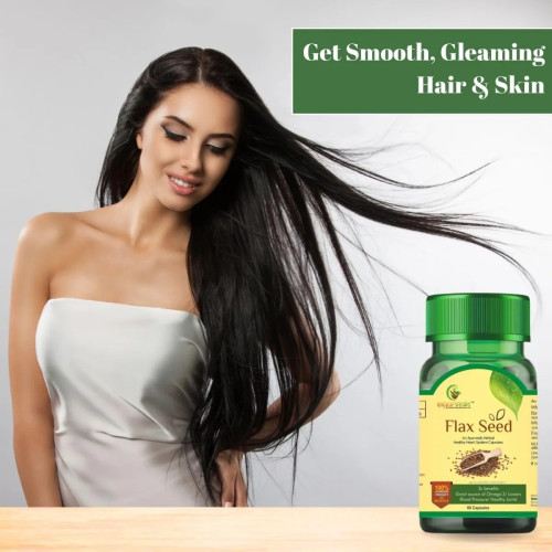 Sayurvedic Flax Seed  Capsules (60cap)