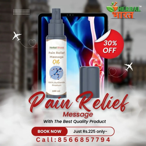 Herbal Bharat Pain Relief Massage Oil (100ml)