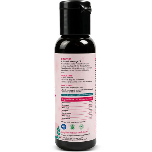 Girlyveda B Growth Massage Oil (50ml)