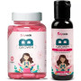 Girlyveda B Growth  Capsules + B Growth Massage Oil (60cap + 50ml Oil) (1Pack)