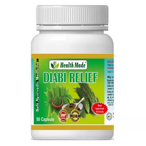 Health Made Diabi Relief Ayurvedic  Capsulesule (50cap)