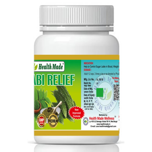 Health Made Diabi Relief Ayurvedic  Capsulesule (50cap)