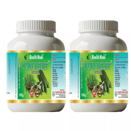 Health Made Diabi Relief Powder (100g, Pack of 2)