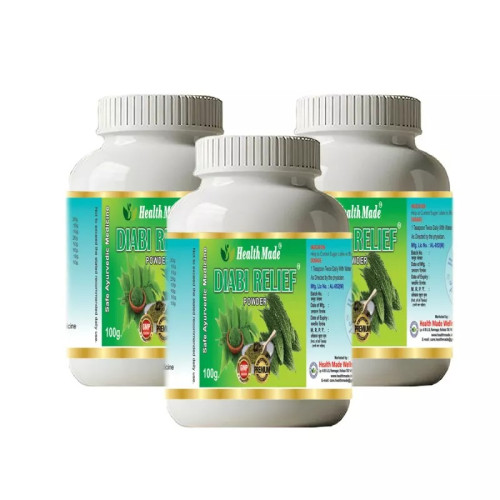 Health Made Diabi Relief Powder (100g, Pack of 3)