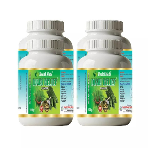 Health Made Diabi Relief Powder (100g, Pack of 4)