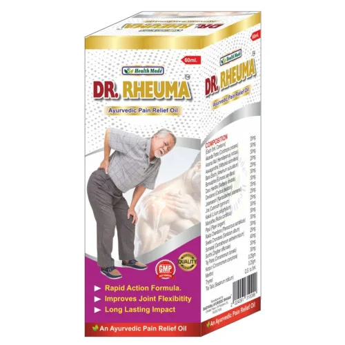 Health Made Dr Rheuma Ayurvedic Pain Relief Oil (60ml, Pack of 5)