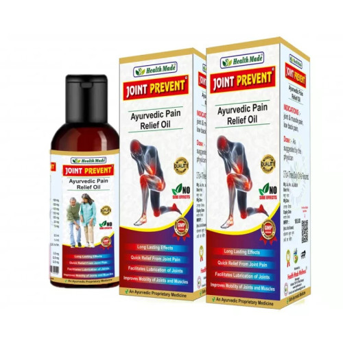 Health Made Joint Prevent Ayurvedic Pain Relief Oil (60ml, Pack of 2)