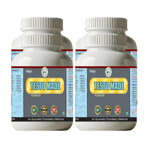 Health Made Testo Made Powder (100g, Pack of 4)