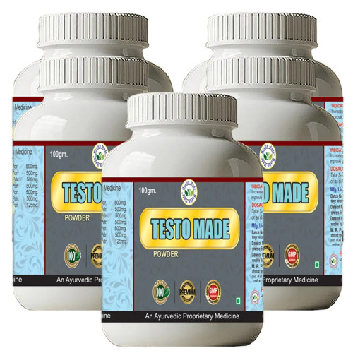 Health Made Testo Made Powder (100g, Pack of 5)
