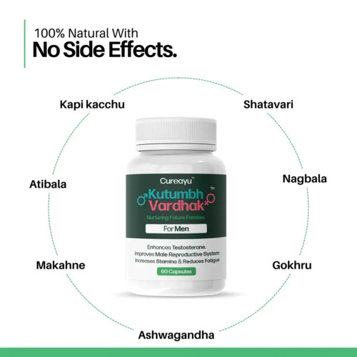 Cureayu Kutumbh Vardhak For Men (60cap)