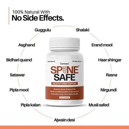 Cureayu Spine Safe  Capsules (60cap)