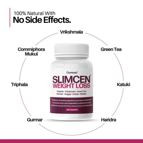 Cureayu Slimcen Weight Loss  Capsules (60cap)