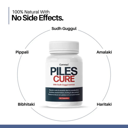 Cureayu Piles Cure  Capsules (60cap)