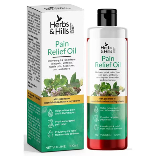 Herbs and Hills Pain Relief Oil (100ml)
