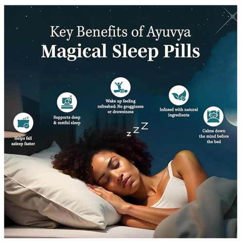 Ayuvya Magical Sleep  Tablets (30 Tablets)