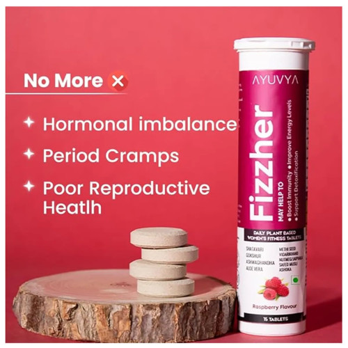 Ayuvya Fizzher Raspberry  Tablets (15 Tablets)
