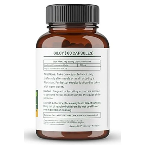 Ayuvya Giloy 500mg  Capsules (60cap)