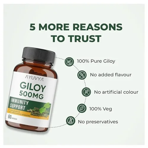 Ayuvya Giloy 500mg  Capsules (60cap)