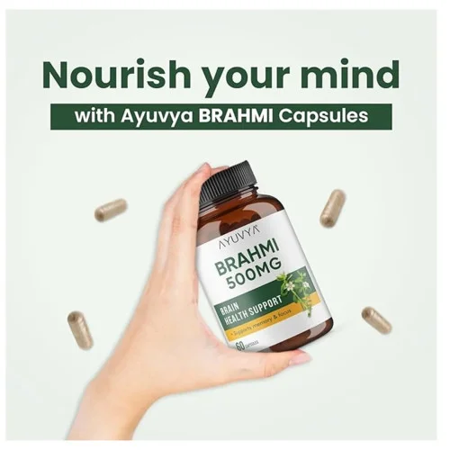 Ayuvya Brahmi 500mg  Capsules (60cap)